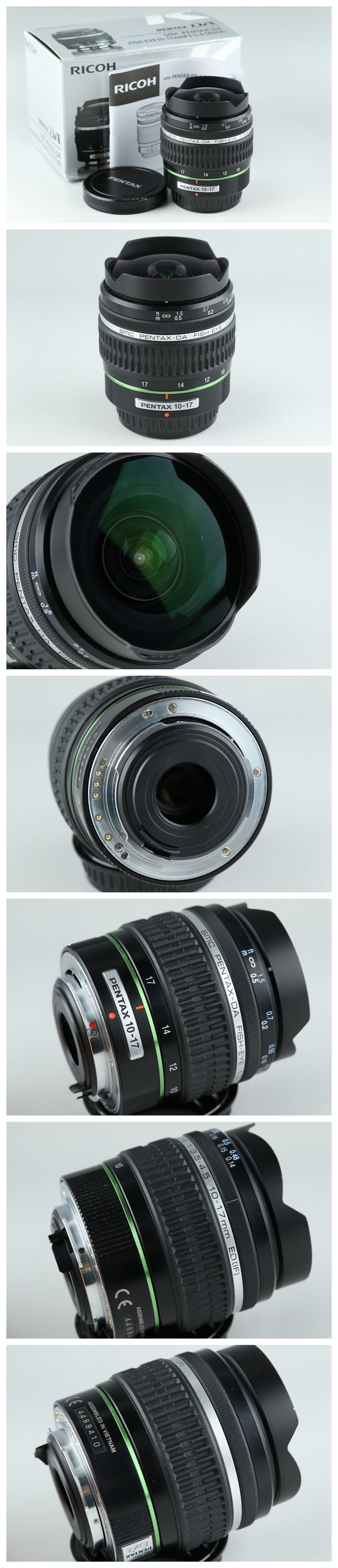 Smc Pentax Da Fish Eye 10 17mm F 3 5 4 5 Ed If Lens For Pentax K 138f1 Ebay