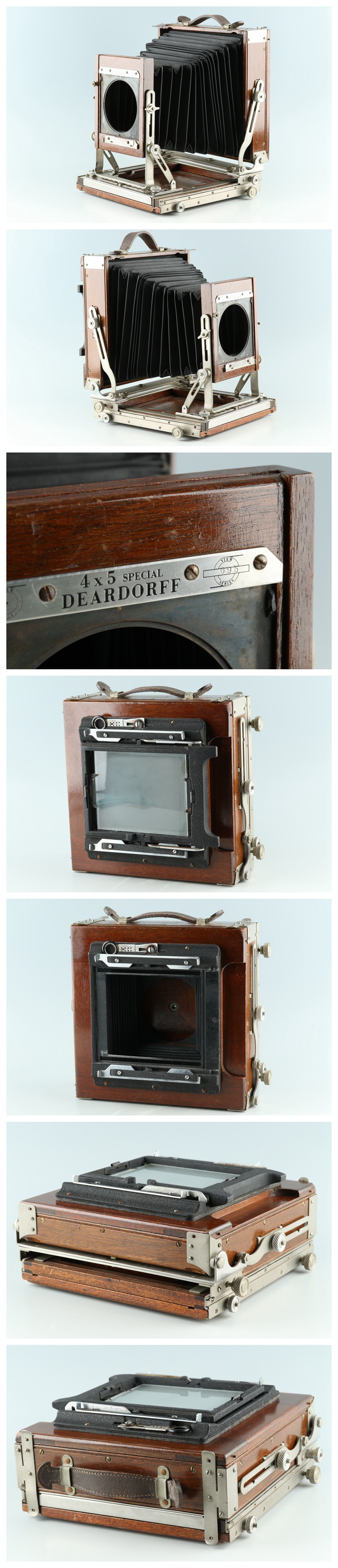Deardorff 4x5 Wood Field Large Format Film Camera #29205 H31 Deardorff 4x5 Wood Field Large Format Film Camera #29205 H31
