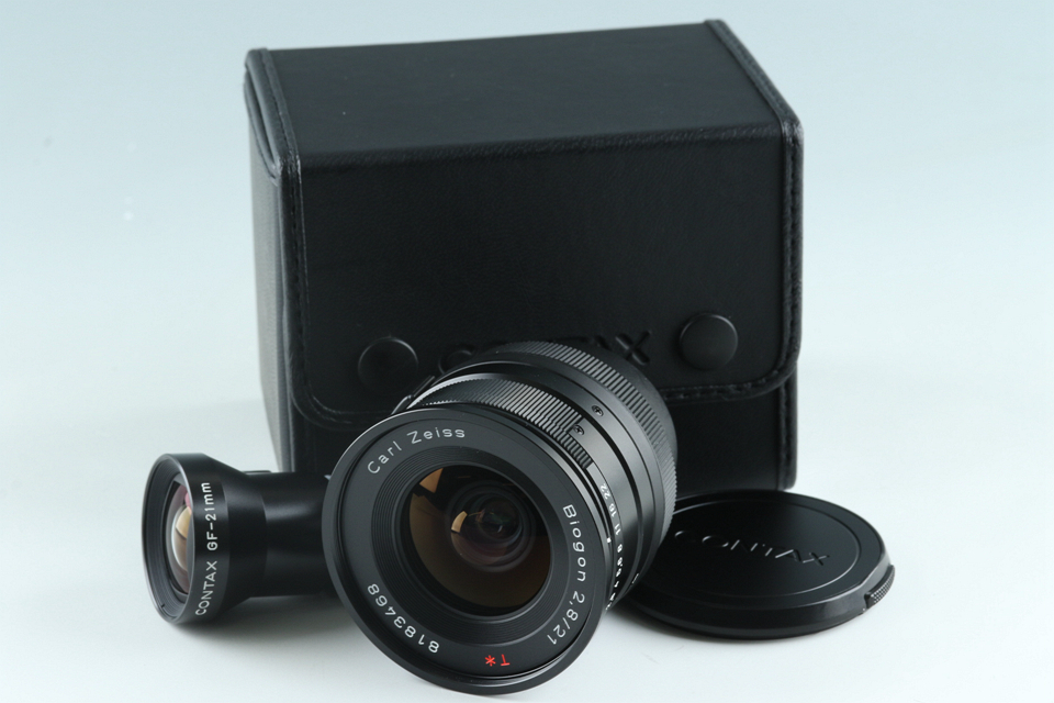CONTAX Contax Carl Zeiss Biogon T* 21mm F/2.8 Lens + GF-21mm 