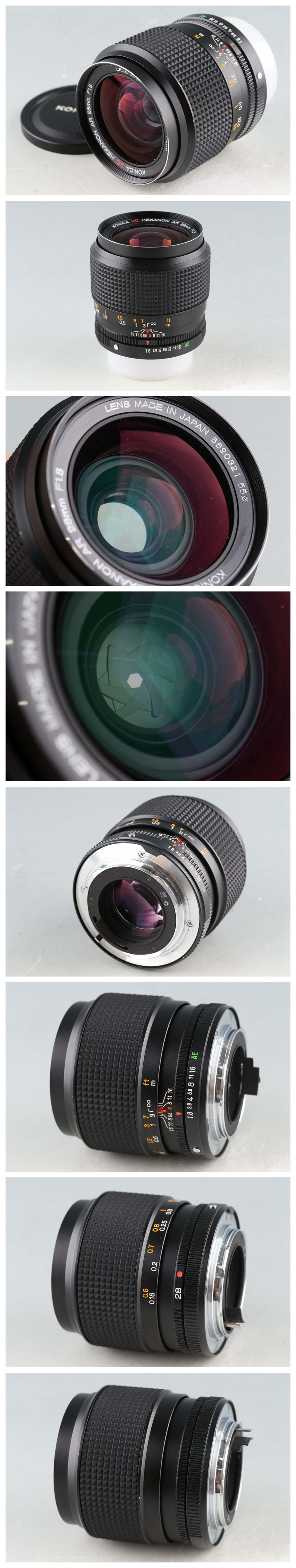 Konica UC Hexanon AR 28mm F/1.8 Lens #40950 E5 | eBay Konica UC Hexanon AR 28mm F/1.8 Lens #40950 E5 | eBay