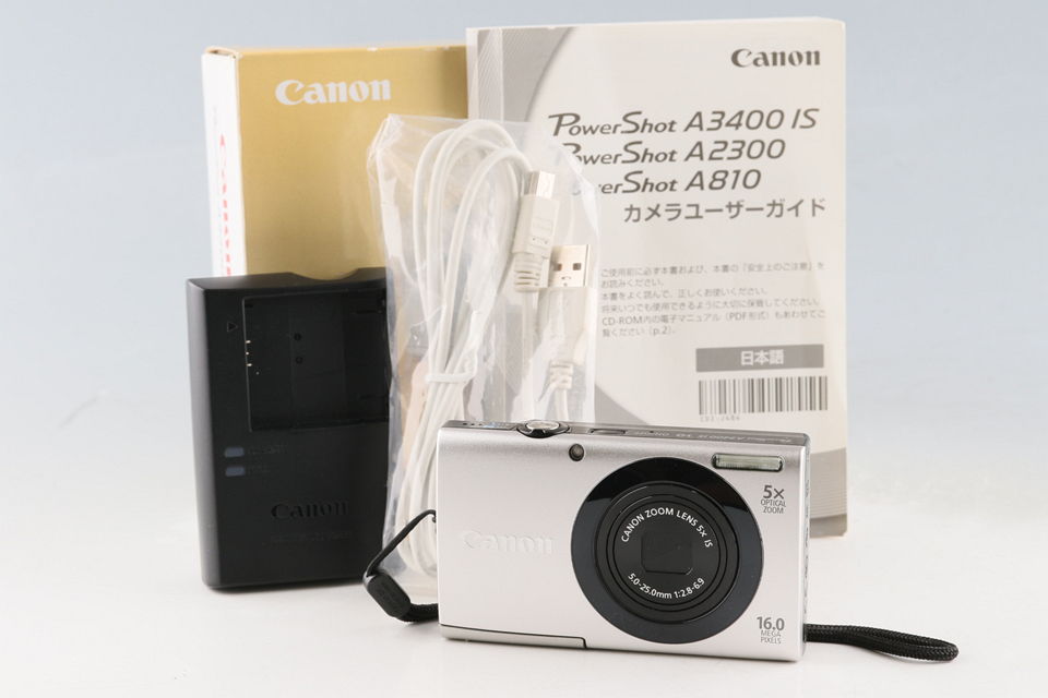 Canon Power Shot A3400 IS Digital Camera With Box #58881L3